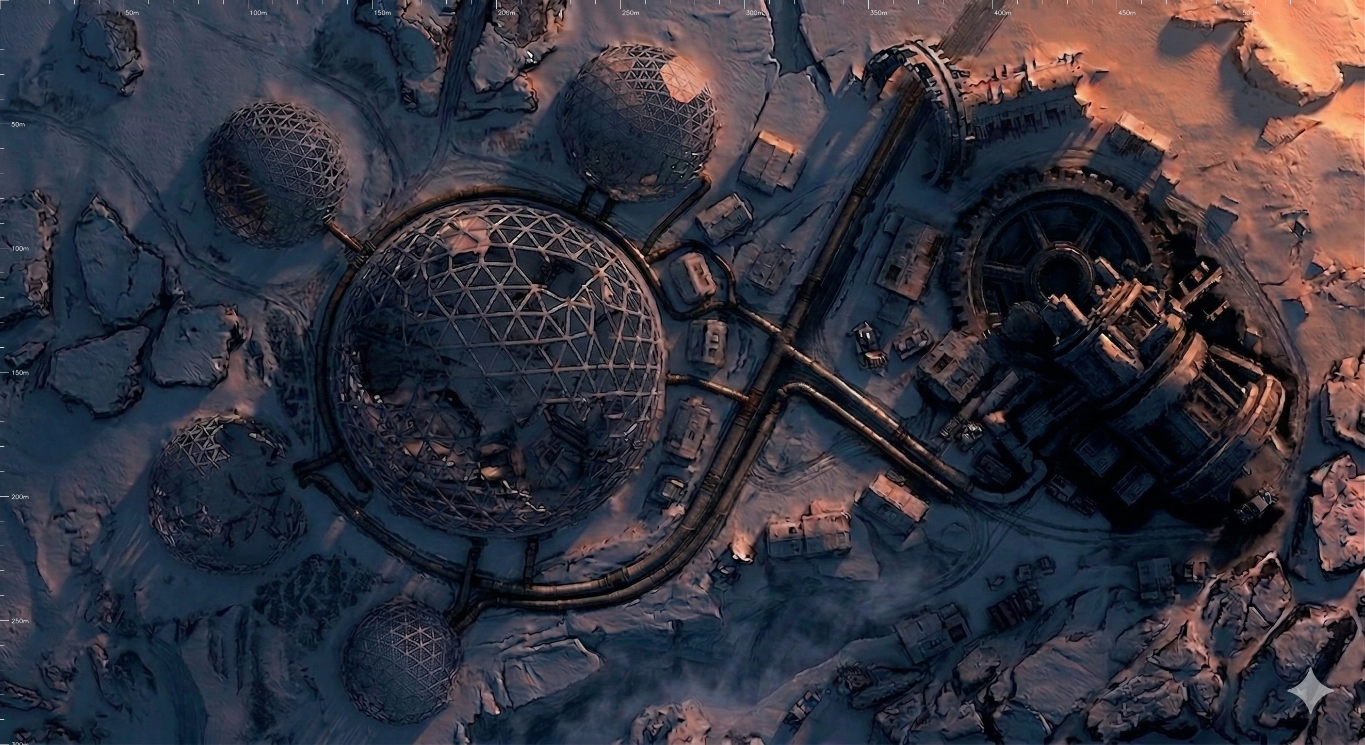 Ruins detected on the surface